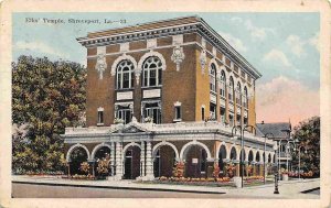 Elks Temple Shreveport Louisiana 1926 postcard