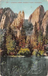 Lot111 california usa cathedral spires yosemite valley