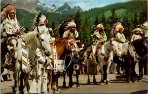 North American Indian Chiefs On Horseback