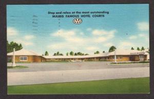 AL Malbis Hotel Courts Motel DAPHNE ALABAMA POSTCARD PC