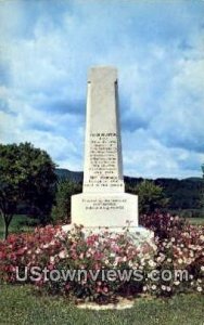 Pittsford Memorial Monument - Brandon, Vermont