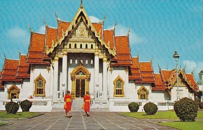 Thailand Bangkok The Marble Temple