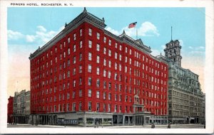 Postcard NY Rochester - Powers Hotel