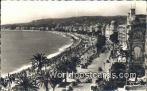 La Cote D'Azur Nice, France, Carte, 1954 