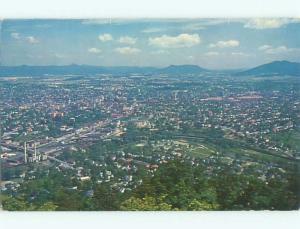 Pre-1980 AERIAL VIEW OF TOWN Roanoke Virginia VA n3163