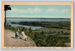 Nova Scotia Canada Postcard From The Lookoff Blomidon Near Kentville Wolfville