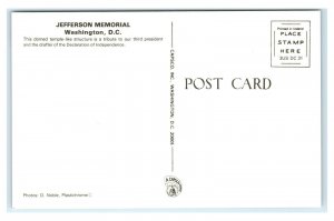 Postcard Jefferson Memorial, Washington DC E32