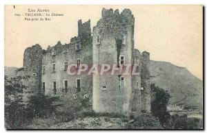 Old Postcard The Alps Tallard Le Chateau View from Roc