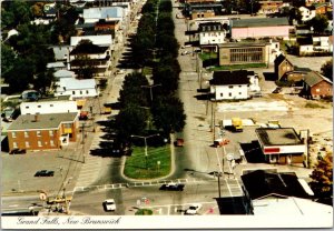 Canada New Brunswick Grand Falls Broadway Street Business Area