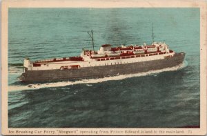 MV 'Abegweit' Ferry Ship Prince Edward Island PE PECO Postcard H42