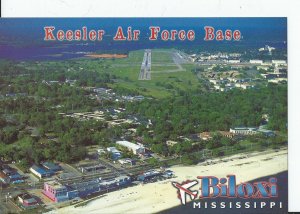 1998 Keesler Field, USAF Base and Back Bay, Biloxi, MS Continental Postcard