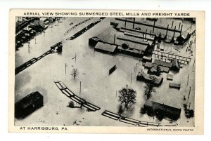 PA - Harrisburg. Flood, March 1936. Steel Mills & Freight Yards Submerged