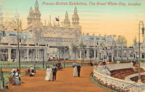 LONDON ENGLAND~THE GREAT WHITE CITY-FRANCO BRITISH EXHIBITION 1908 POSTCARD