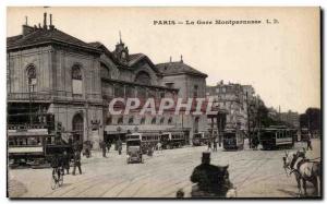 Paris - 15 - The Gare Montparnasse - Old Postcard