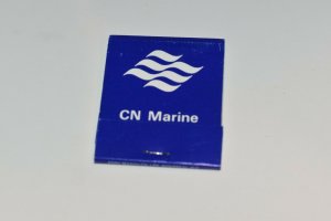 CN Marine 20 Strike Advertising Matchbook