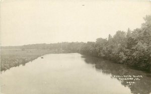 RPPC Postcard; Shell Rock River Scene, Rockford IA, LL Cook 2046, 1920s?