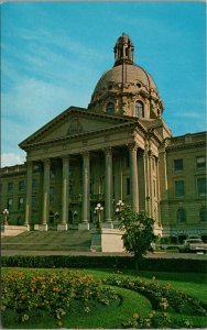 The Provincial Parliament Buildings Edmonton Alberta Postcard PC536