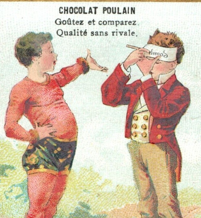 Panneau vintage chocolat poulain - Collection