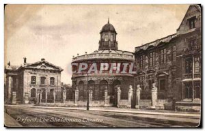 Old Postcard The Oxford Sheldonian Theater