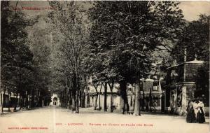 CPA LUCHON - Entrée du Casino et Allée des Bains (582931)