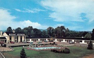 Albany, NY New York    MOUNT VERNON MOTEL  Pool View  ROADSIDE  Vintage Postcard