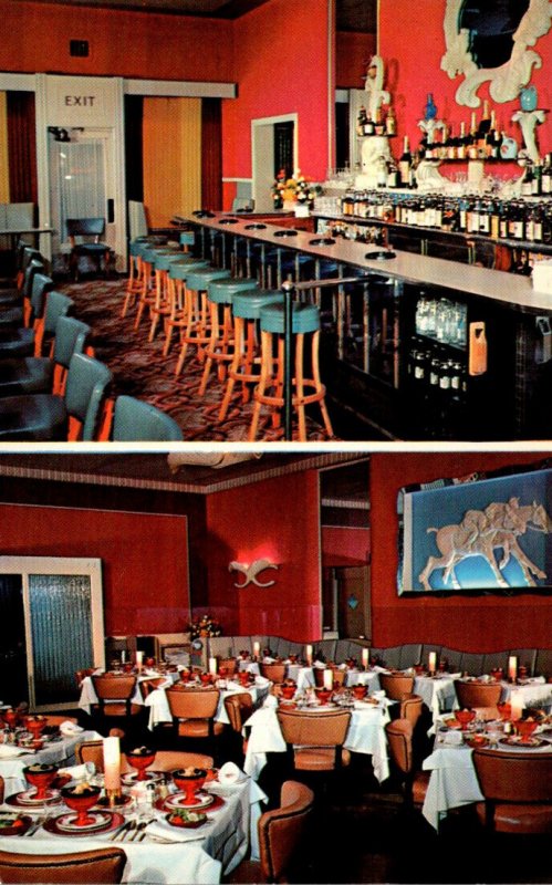 Massachusetts Brookline Novak's Towne Terrace Restaurant Dining Room and...