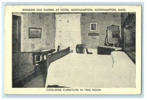 1946 Wiggins Old Tavern at Hotel Northampton, Northampton MA Vintage Postcard