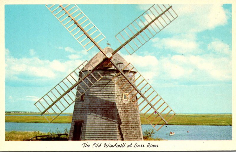 Massachusetts Cape Cod Old Windmill At Bass River