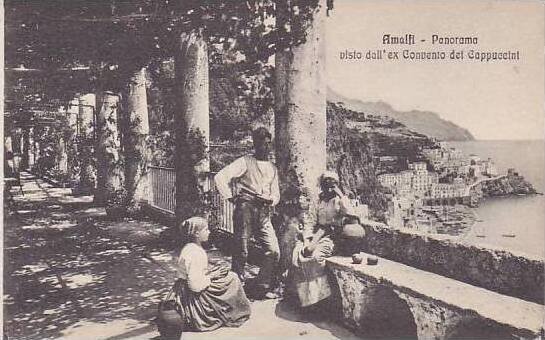 Italy Amalfi Panorama visto dell'ex Convento dei Cappuccini