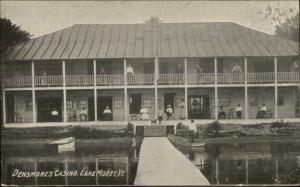 Lake Morey VT Densmore's Casino c1910 Postcard