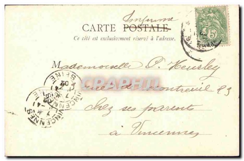 Old Postcard Paris Church of Saint Augustine