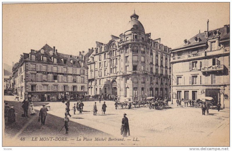 Le Mont-Dore,  Puy-de-Dôme department, France , La Place Michel Bertand, 00-10s