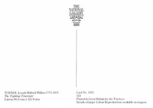 JMW Turner - Fighting Temeraire