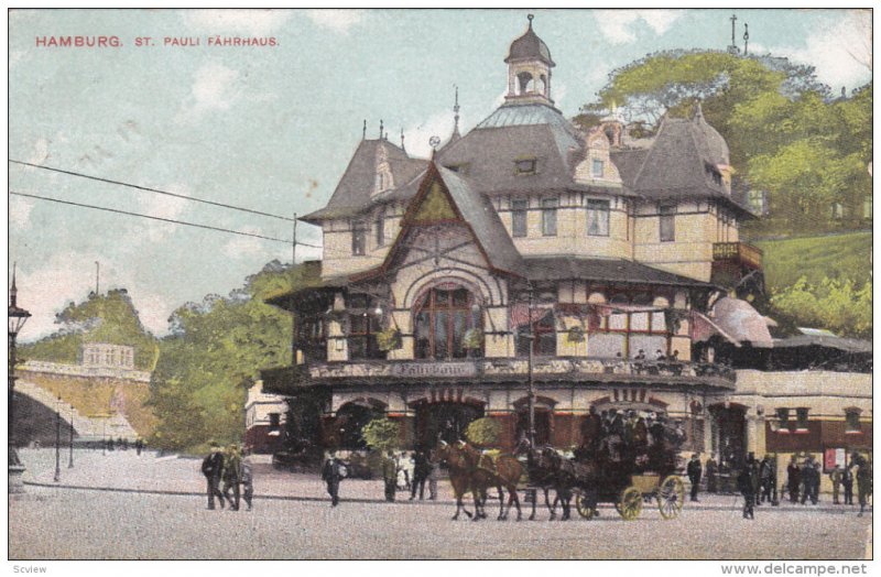 HAMBURG, Germany; St. Paul Fahrhaus, PU-1908