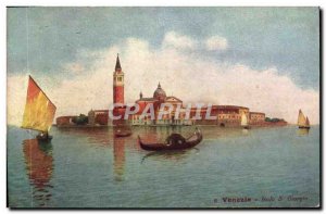 Old Postcard Venezia Isola S Giorgio