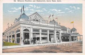 Wilcox's Pavilion and Restaurant Savin Rock, Connecticut, CT, USA Postcard