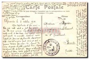 Old Postcard Villefranche sur Mer