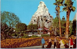 1960s Matterhorn Mountain Magic Kingdom Disneyland Anaheim CA Postcard