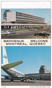 SAS Jet airplane at airport , Montreal , Quebec , Canada , PU-1970