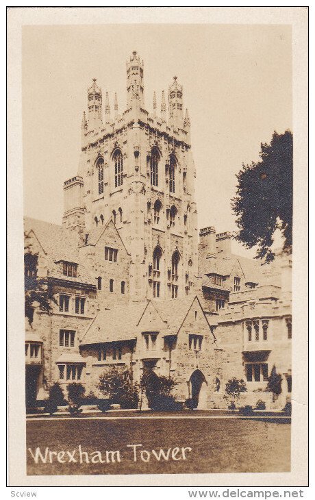 RP, Wrexham Tower, WREXHAM, Wales, UK, 1920-1940s