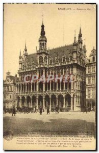 Brussels Old Postcard King's House