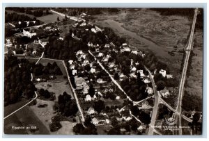 Kronoberg County Sweden Postcard Aerial View of Dio 1938 Vintage RPPC Photo