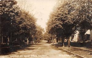 E88/ Minerva Ohio RPPC Postcard c1911 Walnut Street Homes 6