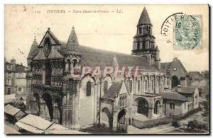 Old Postcard Poitiers Notre Dame la Grande