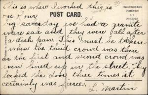 Winona MN 5&10 Store Storefront Nice Local History Message c1910 Postcard