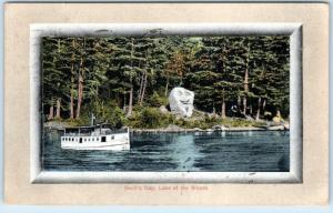 KENORA, ONTARIO Canada  DEVILS GAP, LAKE OF THE WOODS 1912  Postcard