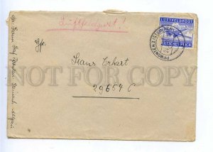 196198 GERMANY airmail RP cover w/ plane stamps