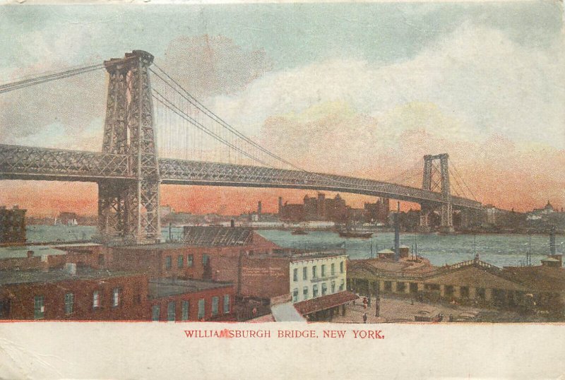 United States New York Williamsburgh Bridge 1908 