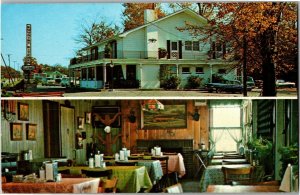 Multi View, Kountry Kitchen Dining Room Rt 40 Elmer NJ Vintage Postcard D63