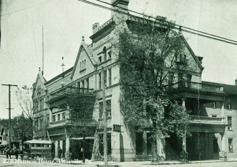 C.1900-07 Mansion House, Titusville, Pa. Postcard P172